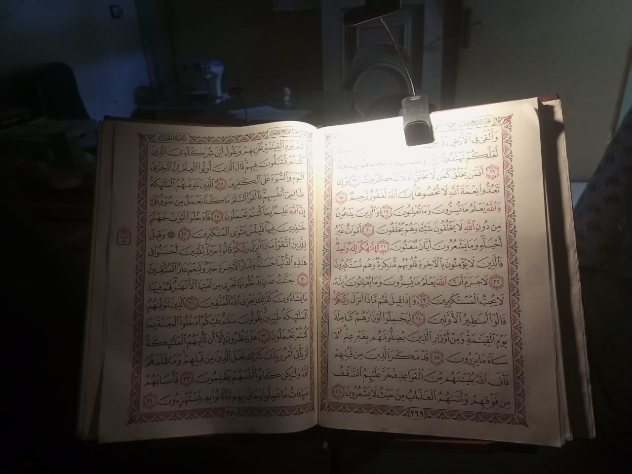 حامل مصحف طبي مع كشاف LED - الصورة 9